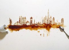 <b>洒了的咖啡,也是一幅美腻的画</b>